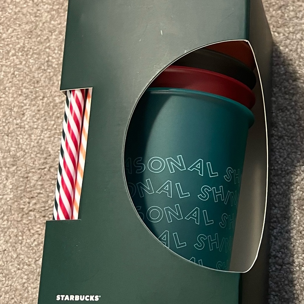 NEW Starbucks Holiday cold cups